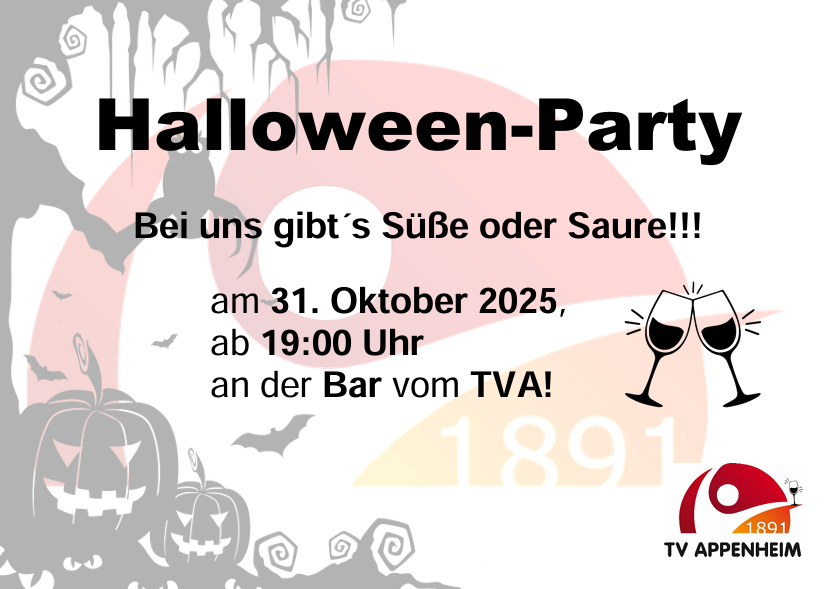 Halloween-Party an der Bar vom TVA.